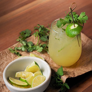 Lime cocktail